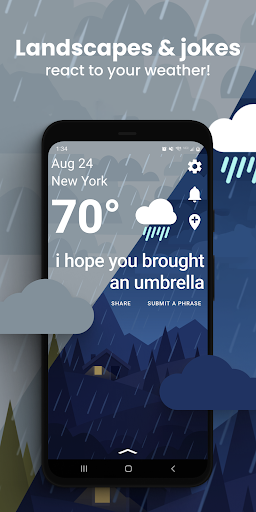 Captura de pantalla de Funny Weather: Rude Forecast