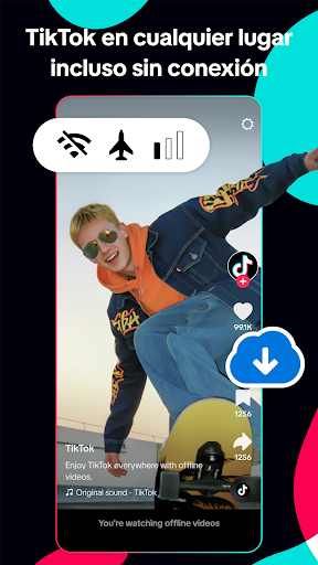 Captura de pantalla de TikTok