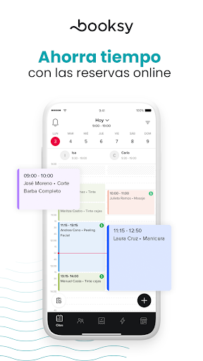 Captura de pantalla de Booksy Biz: para negocios