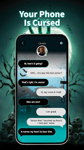 Captura de pantalla de Scary Prank Call & Fake Chat