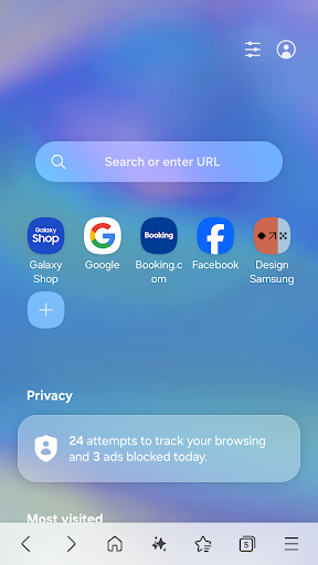 Samsung Internet Browser screenshot
