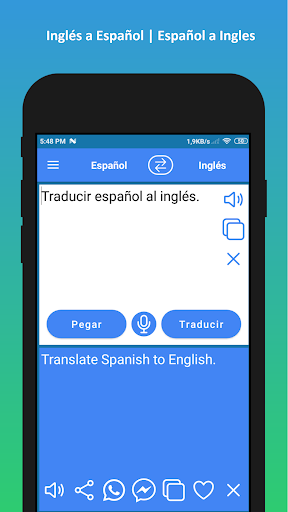 Captura de pantalla de Traductor de ingles a español