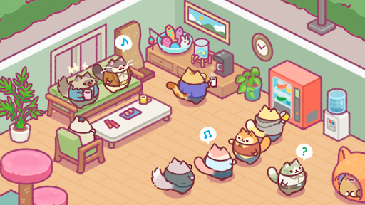 Office Cat: Idle Tycoon Spiel Screenshot