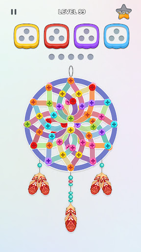 Unscrew Nuts Sort: Pin Puzzle Screenshot