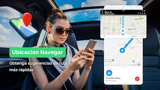 Captura de pantalla de GPS, Mapas Direcciones