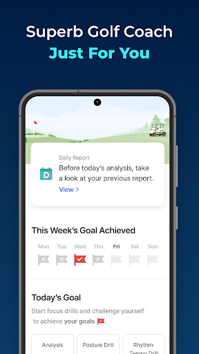 Captura de pantalla de GolfFix: Análisis de Swing IA