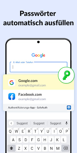 Authenticator App - SafeAuth Screenshot