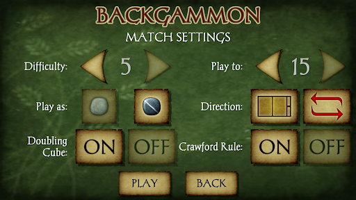 Captura de pantalla de Backgammon Pro