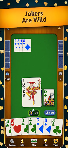 Captura de pantalla de Rummy - Classic Card Game