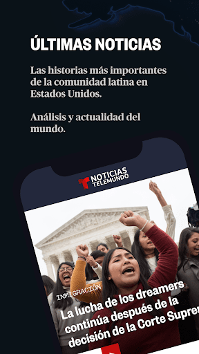 Captura de pantalla de Noticias Telemundo