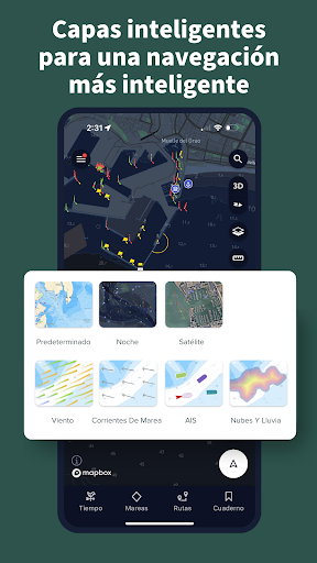 Captura de pantalla de Savvy Navvy: GPS Nautico