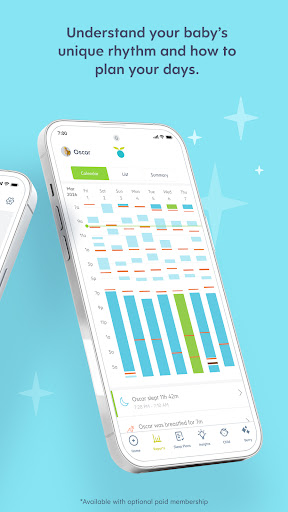 Captura de pantalla de Huckleberry: Smart Baby Care