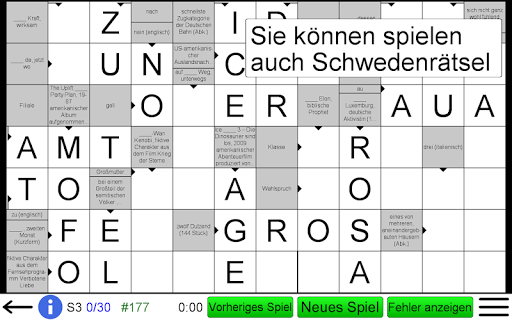 Deutsches Kreuzworträtsel Screenshot