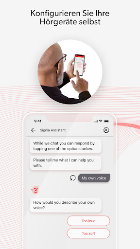 Signia App Screenshot