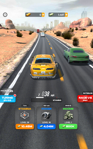 Captura de pantalla de Highway Overtake - Car Racing
