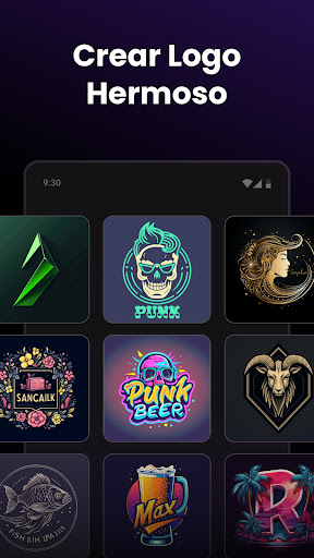 Captura de pantalla de Arvin® - AI Logo Maker