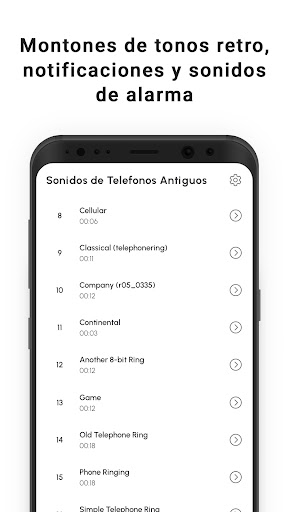 Captura de pantalla de Sonidos de Telefonos Antiguos