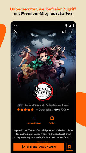 Crunchyroll: Anime-Streaming Screenshot