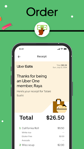 Uber Eats: Essenslieferung Screenshot