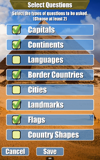 Captura de pantalla de Un Montón de Países