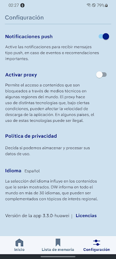 Captura de pantalla de DW - Breaking World News