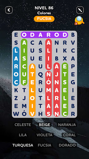 Captura de pantalla de Sopas de Letras Español