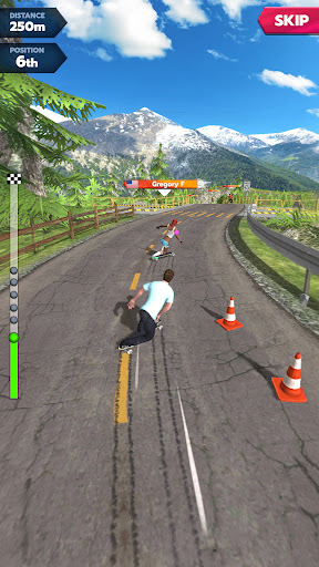 Captura de pantalla de Downhill Race League