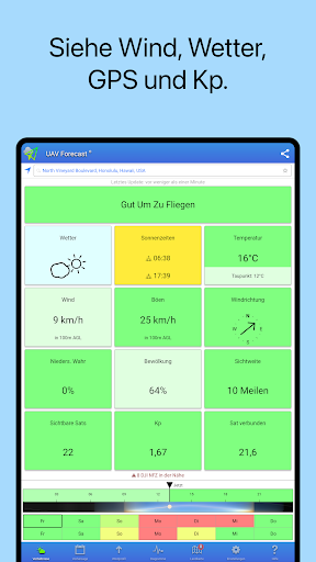 UAV Forecast für Drohnen Screenshot