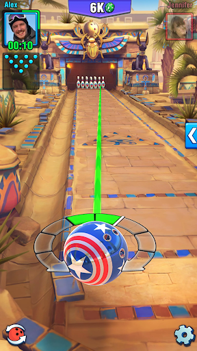 Captura de pantalla de Bowling Crew — boliche en 3D