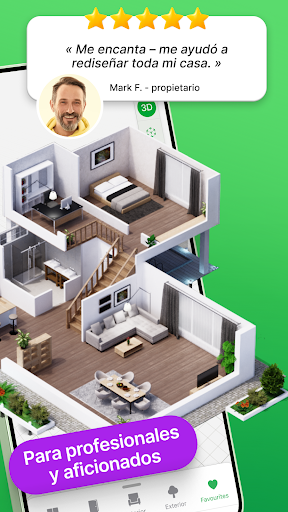 Captura de pantalla de Planner 5D: IA Diseño de Casas