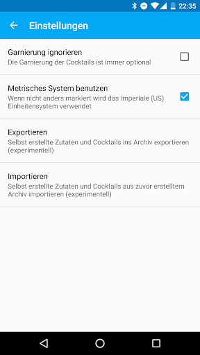 Meine Cocktailbar Pro Screenshot