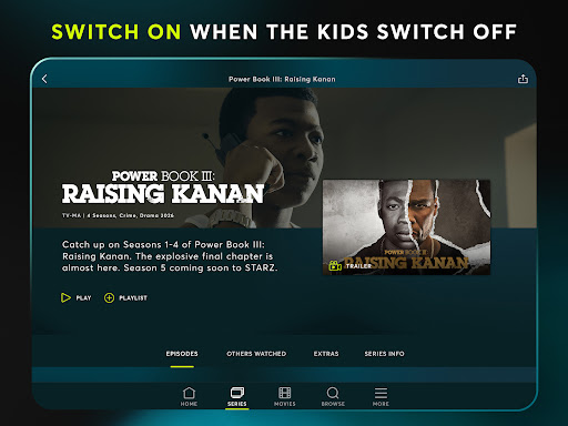 Captura de pantalla de STARZ