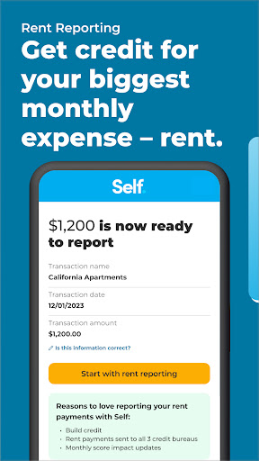 Self – Credit Builder & Cash screenshot