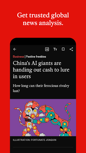 Captura de pantalla de The Economist - World News