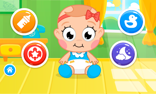 Captura de pantalla de cuidado del bebé: juegos de be