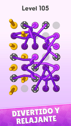 Captura de pantalla de Tangle Rope: Desatar Maestro