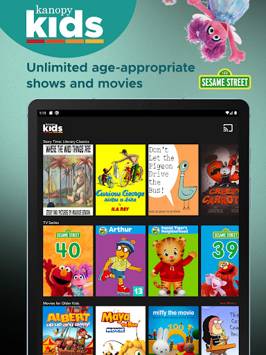 Captura de pantalla de Kanopy