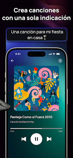 Captura de pantalla de Donna IA Generador de Música