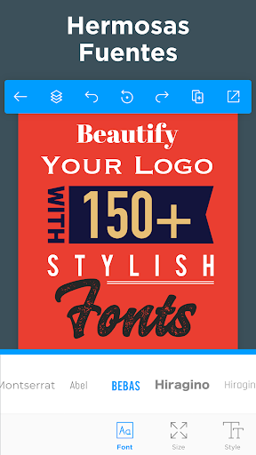 Captura de pantalla de Crear Logos y Diseño Grafico
