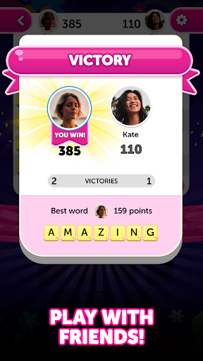 Captura de pantalla de Dice Words - Fun Word Game