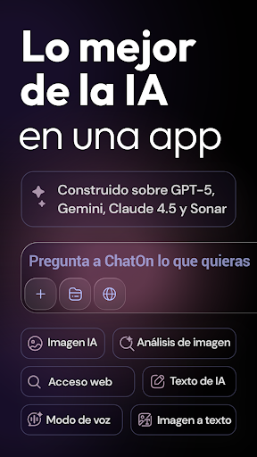 Captura de pantalla de ChatOn - Chat de IA en español
