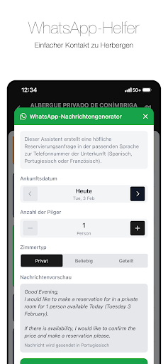 Wise Pilgrim Camino Portugués Screenshot