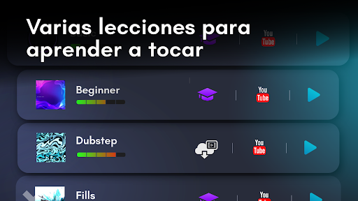 Captura de pantalla de Real Drum: batería electrónica