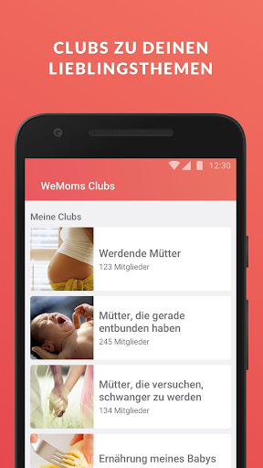 WeMoms. Mütter teilen Tipps Screenshot