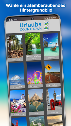 Urlaubs-Countdown Screenshot