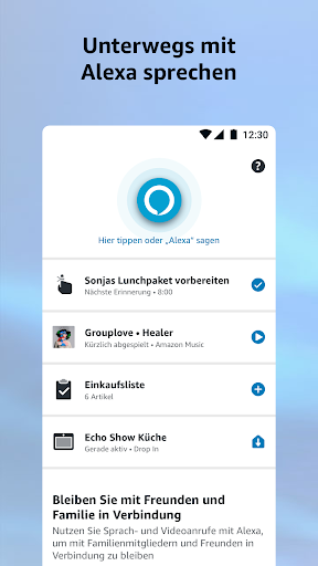 Amazon Alexa Screenshot
