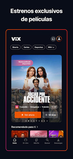 Captura de pantalla de ViX: TV, Deportes y Noticias