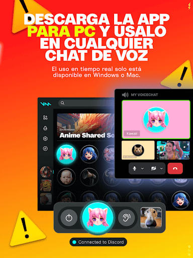 Captura de pantalla de Voicemod