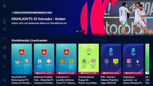 FIFA+ | Fußball live streaming Screenshot