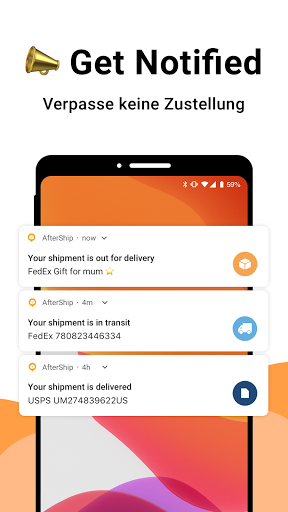 AfterShip Paketverfolgung Screenshot